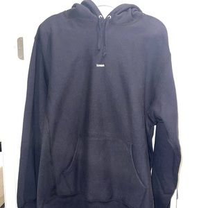 Supreme micro logo hoodie